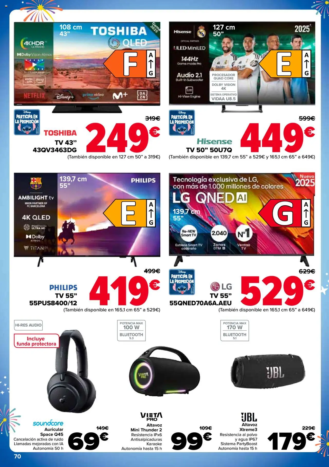 Carrefour folleto │ válido desde el 25.09.2025 | Página: 76 | Productos: Polvo, Video, Audio, Altavoz