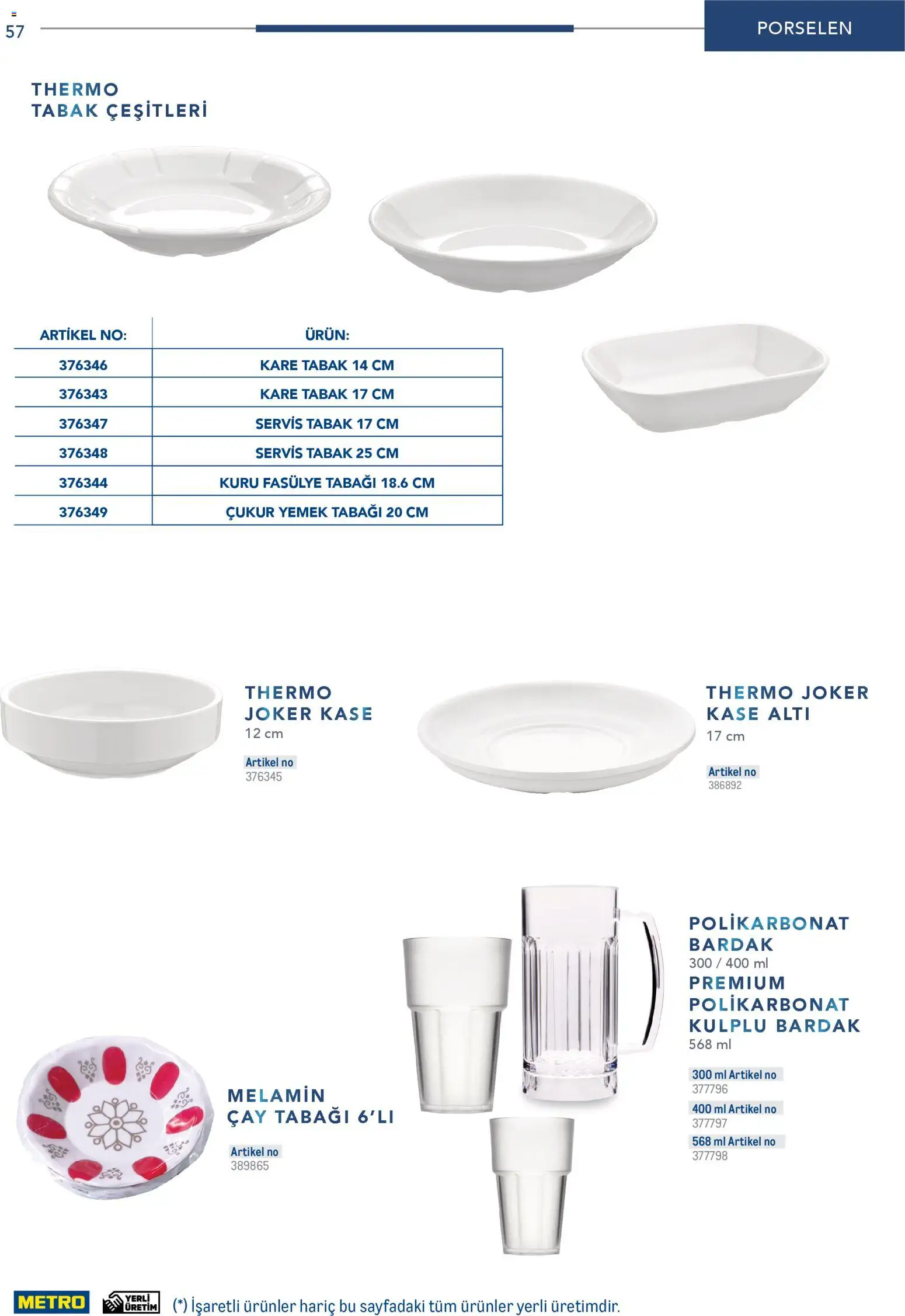 Metro - Profesyonel Çözümler - 26.12.2025 tarihinden itibaren geçerlidir | Sayfa: 57 | Ürünler: Kuru fasulye, Fasulye, Kaşe, Çay