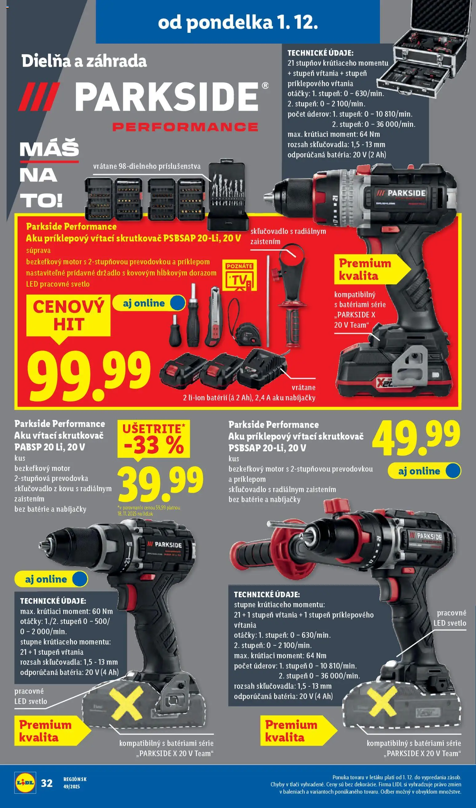 Nové Lidl akcie – leták je platný od 01.12.2025 | Strana: 44