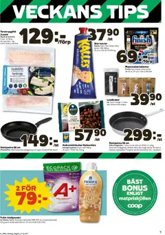 Coop Daglivs - erbjudanden - Förhandsvisning av reklamblad från butik Coop Daglivs aktuell från 26.01.2026 | Sida: 7 | Produkter: Köttbullar, Kalkon, Stekpanna, USB