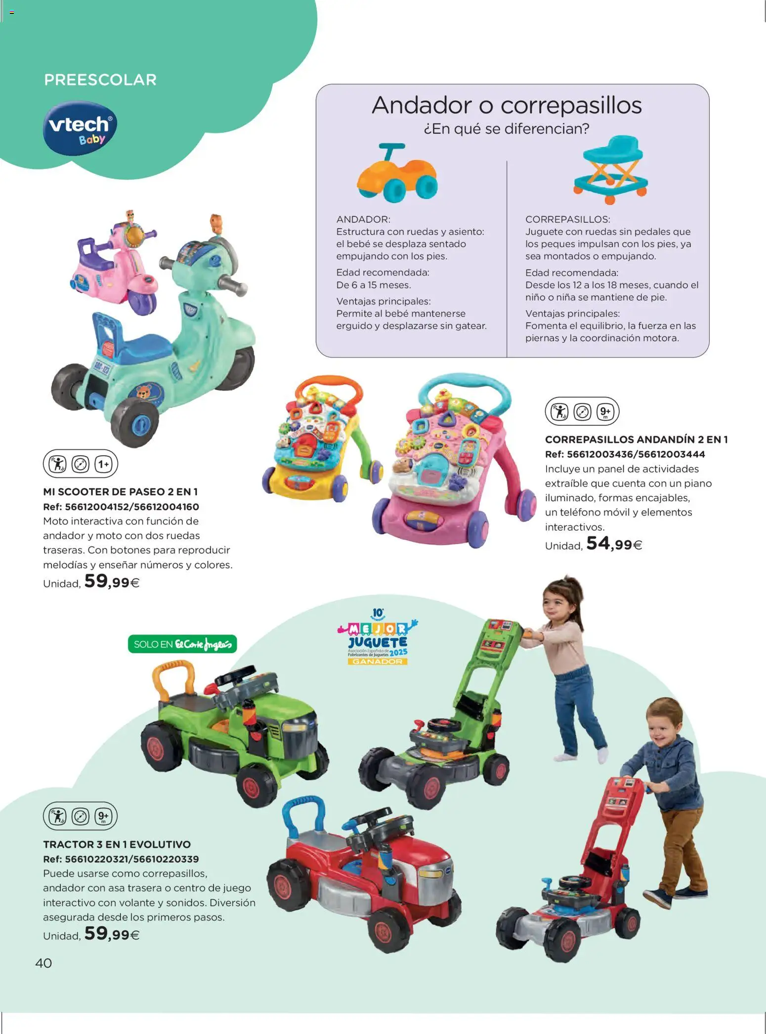 El Corte Inglés ofertas │ válido desde el 27.10.2025 | Página: 40 | Productos: Teléfono, Juguetes