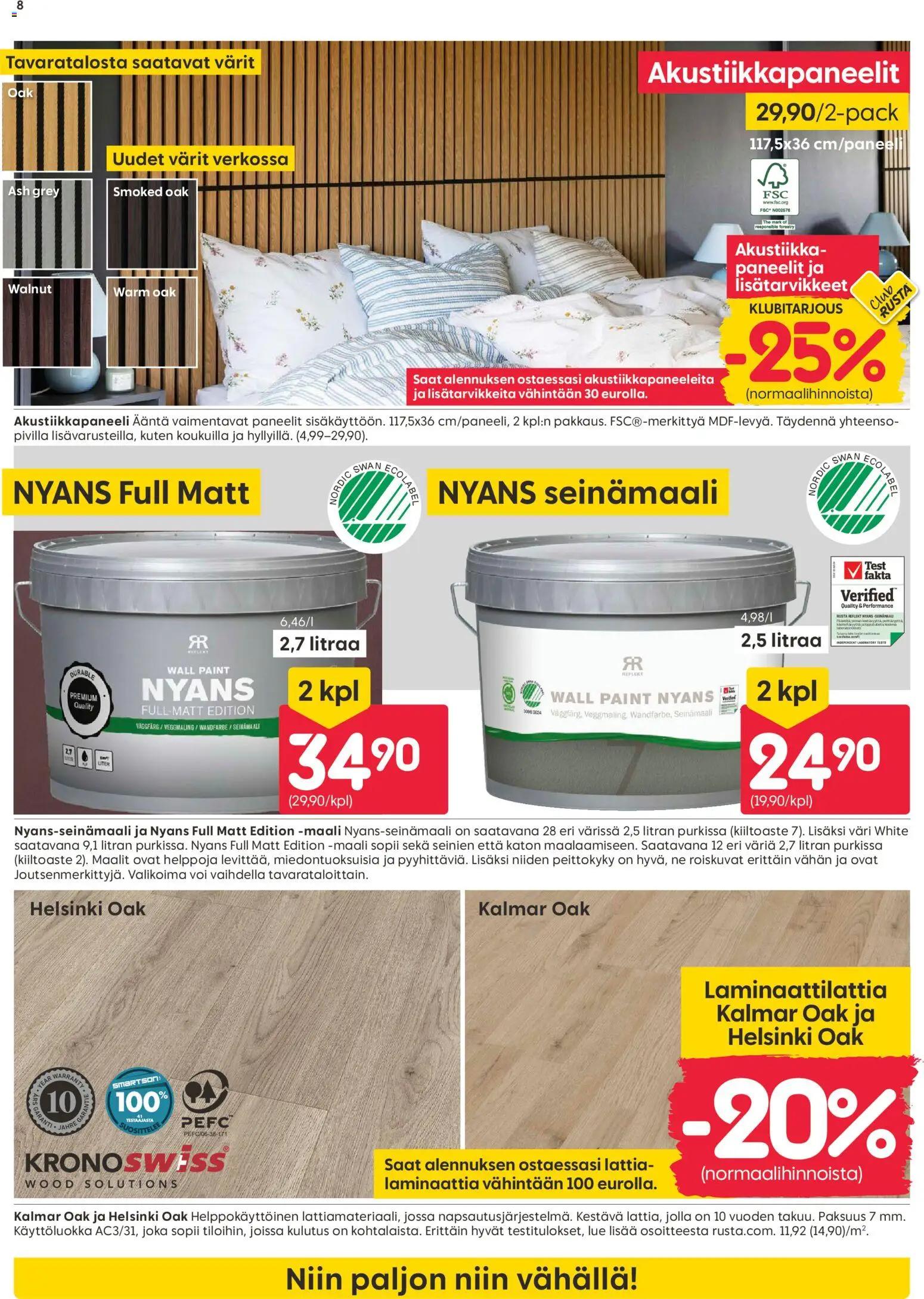 Rusta tarjoukset – voimassa 23.03.2026 alkaen | Sivu: 8 | Tuotteet: Maali, Voi