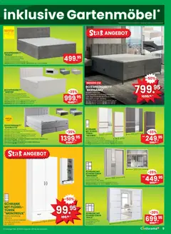 Conforama aktionen Primavera ab 01.04.2026 gültig | Seite: 9 | Produkte: Topper, Schrank, Spiegel, Boxspringbett