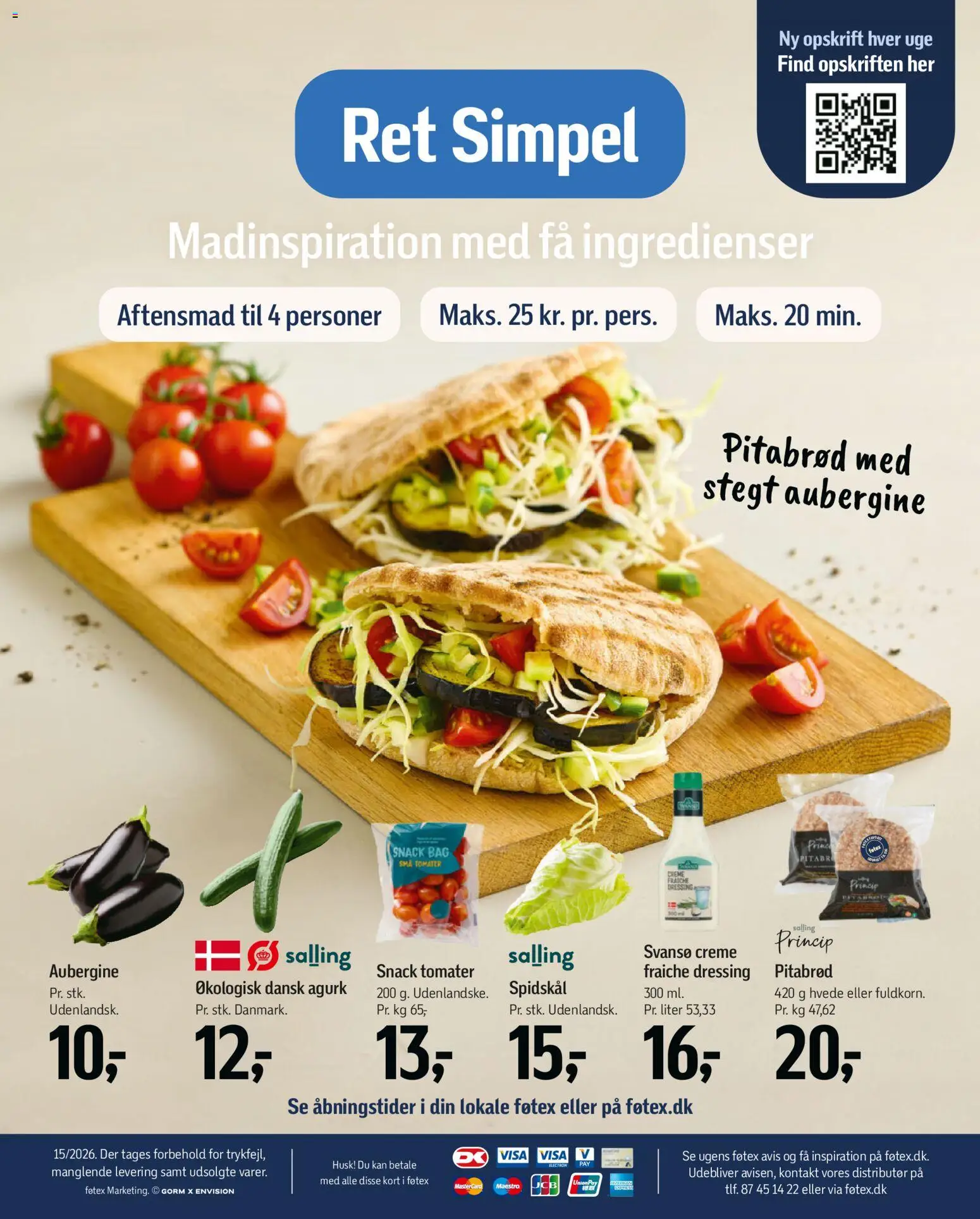 Føtex tilbudsavis – gyldig fra 07.04.2026 | Side: 21 | Produkter: Creme, Creme fraiche, Aubergine, Spidskål