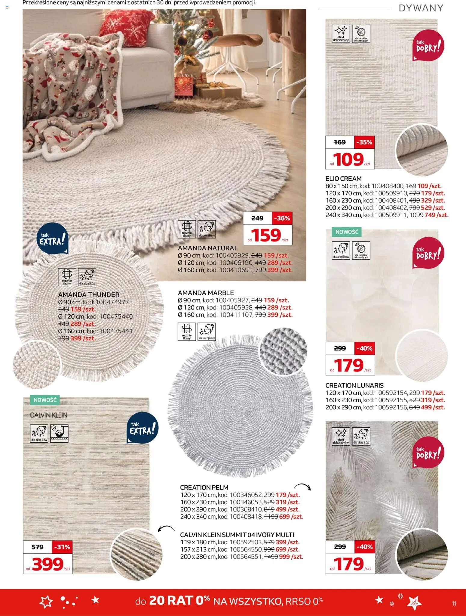 Komfort Gazetka od 03.12.2025 | Strona: 11 | Produkty: Dywany