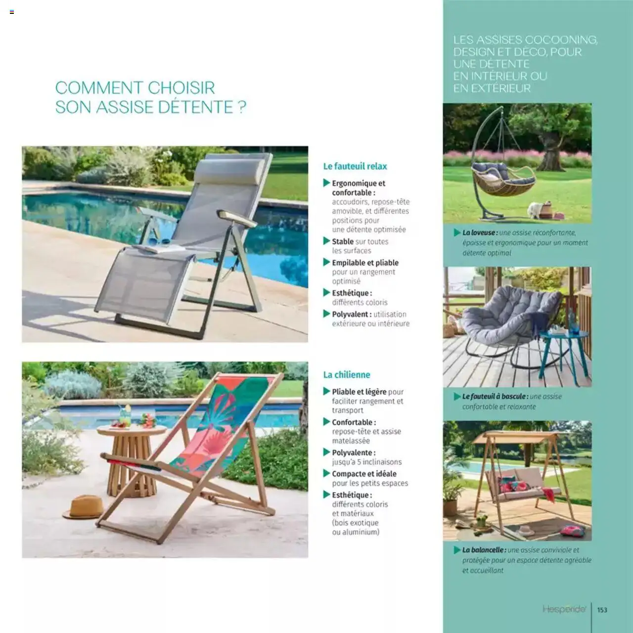  | Page: 153 | Produits: Fauteuil, Chilienne