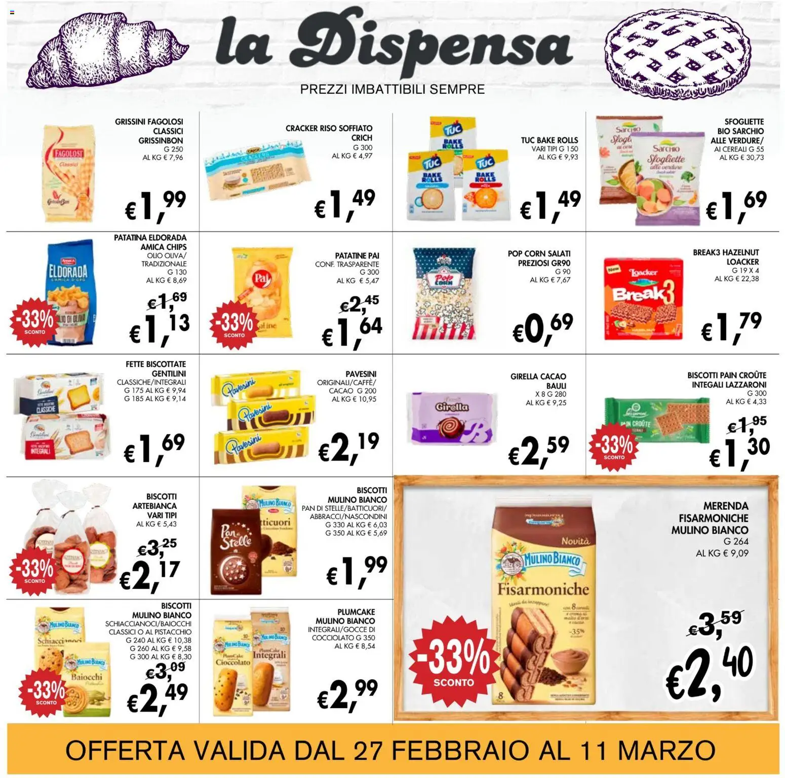 Volantino Coal del 27.02.2026 | Pagina: 15 | Prodotti: Patatine, Olio, Plumcake, Cacao