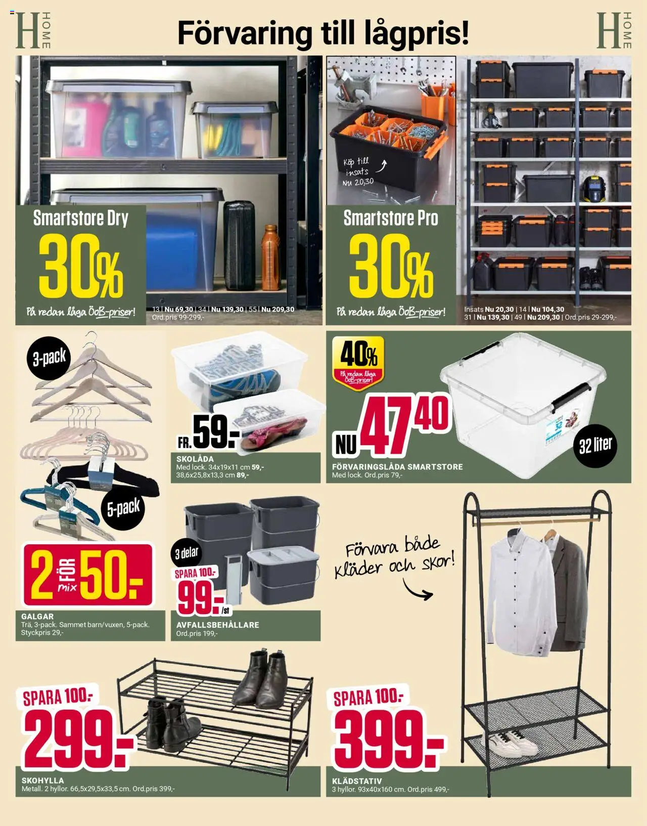 ÖoB reklamblad aktuell från 20.10.2025 | Sida: 8 | Produkter: Skolåda, Kläder