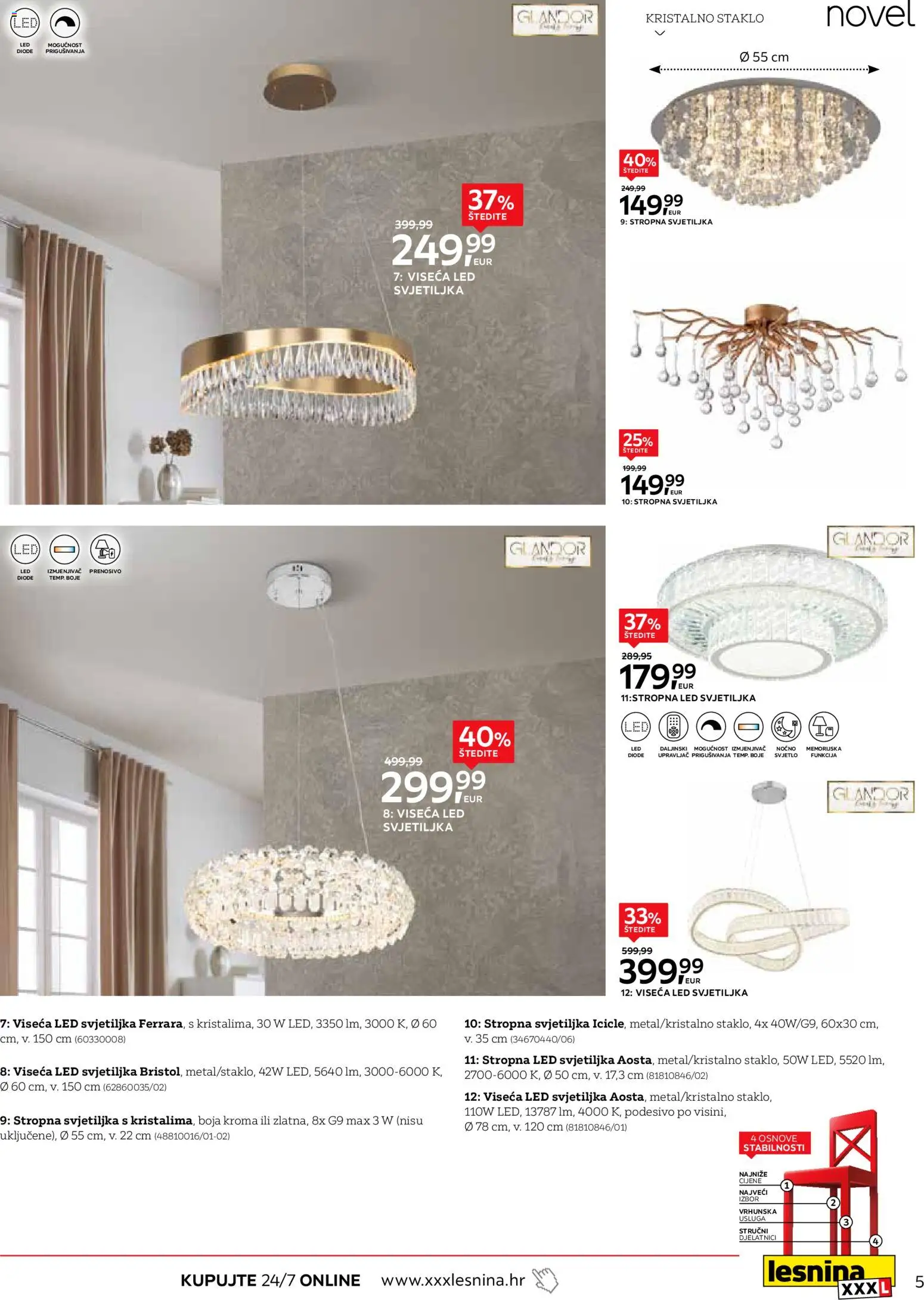 Lesnina katalog | vrijedi od 02.02.2026 | Stranica: 5 | Proizvodi: Svjetiljka