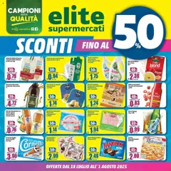 Anteprima del volantino Volantino Elite Supermercati	 valido a partire dal 18.07.2025