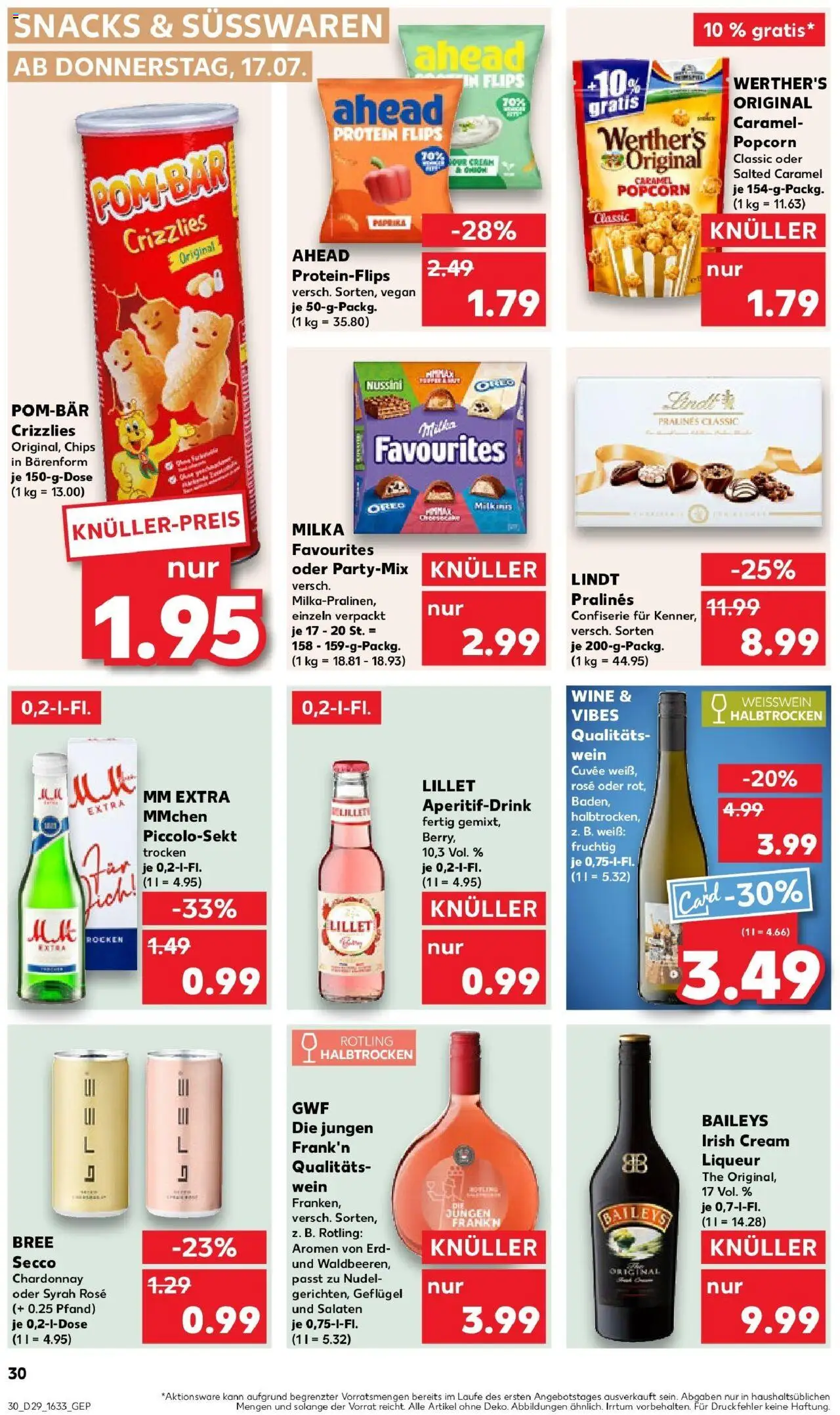 Kaufland prospekt Waldkraiburg	 - gültig ab dem 21.07.2025 | Seite: 43 | Produkte: Weißwein, Bree, Lillet, Paprika