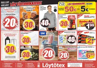 Löytötex-mainoslehti voimassa 05.11.2025 alkaen