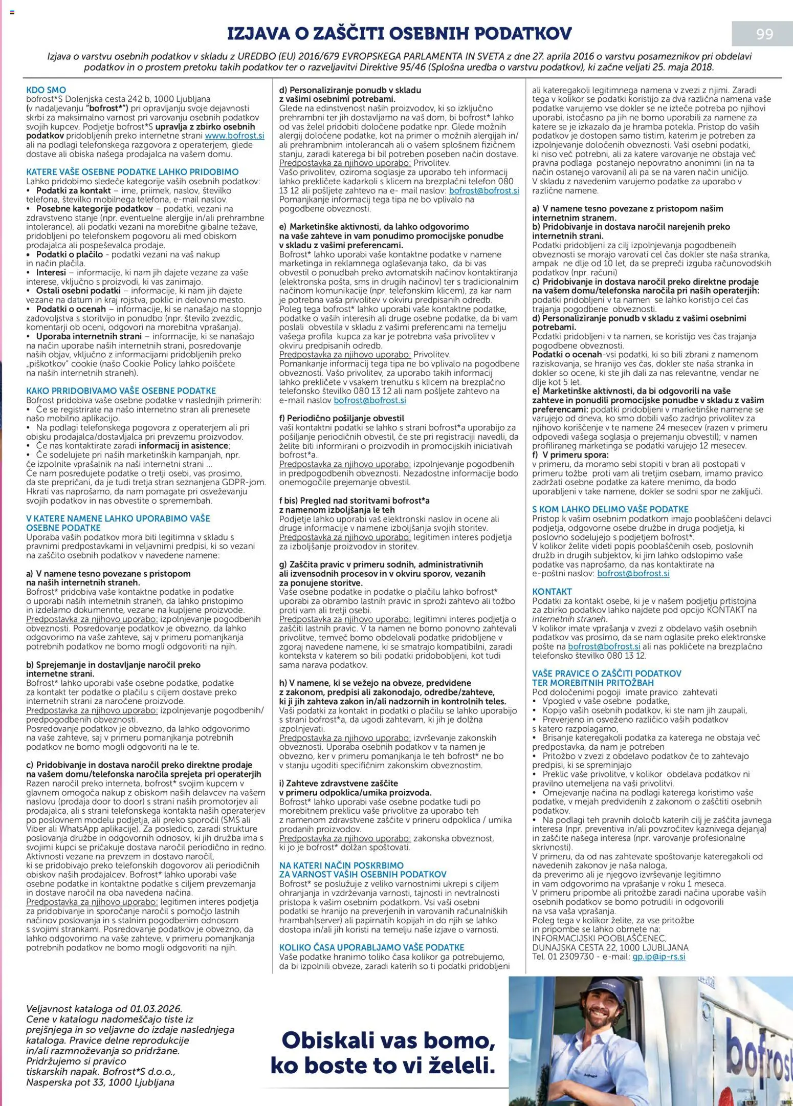 Novi Bofrost katalog ponudbe – veljaven od 04.03.2026 | Stran: 99 | Izdelki: Telefon