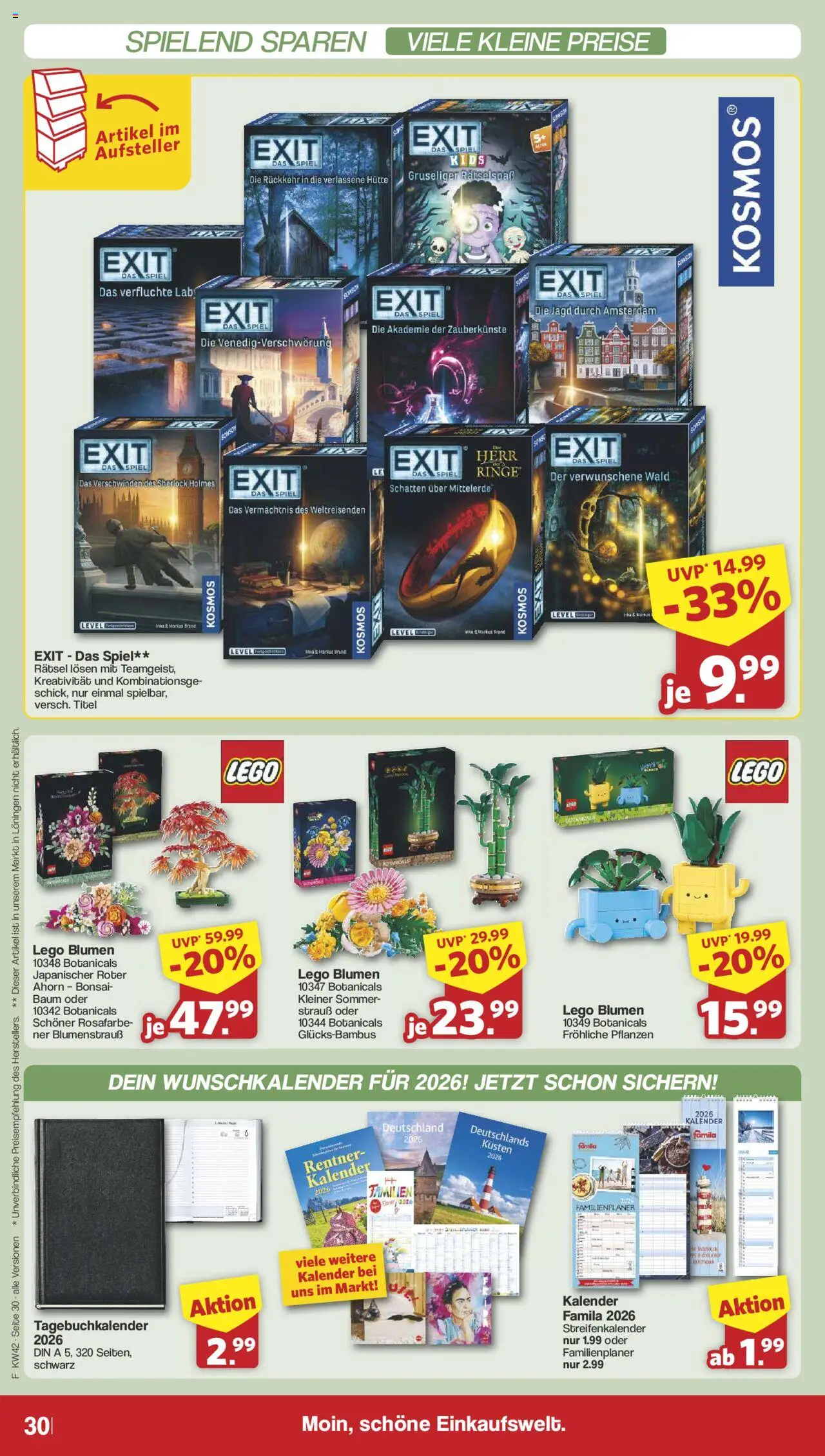 Famila Nordwest Prospekt 	 – gültig ab 13.10.2025 | Seite: 35 | Produkte: Spiel, Blumen