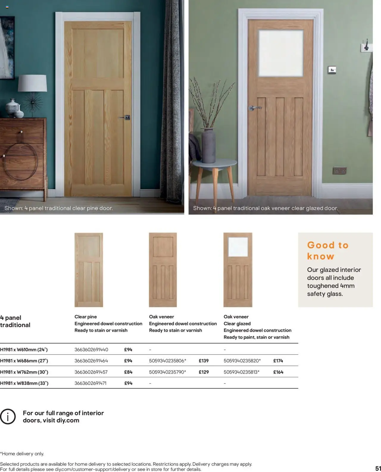 {H1} | Page: 51 | Products: Doors