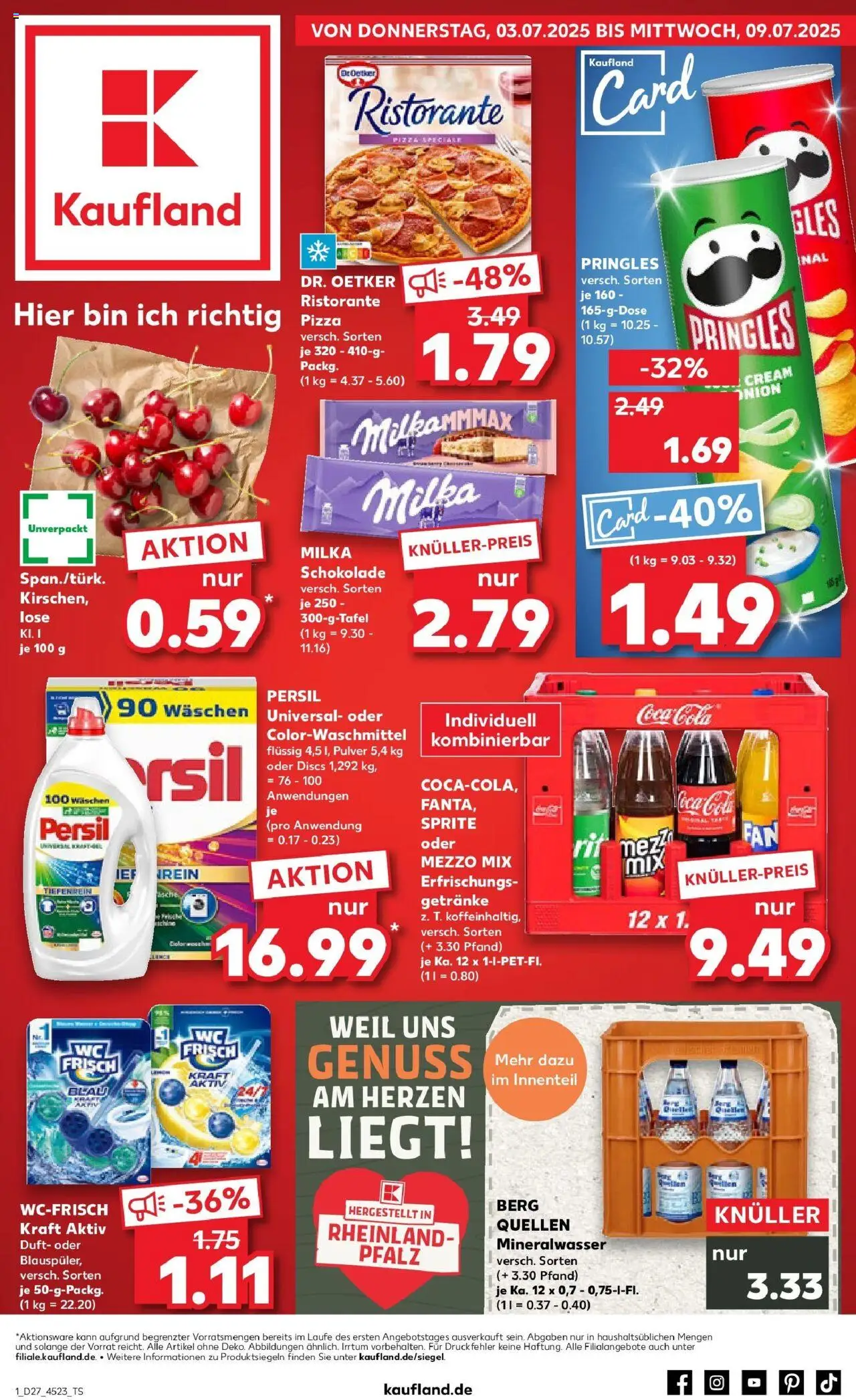 Kaufland prospekt Landau In Der Pfalz	 - gültig ab dem 06.07.2025 | Seite: 16 | Produkte: Coca cola, Sprite, Pizza, Chips