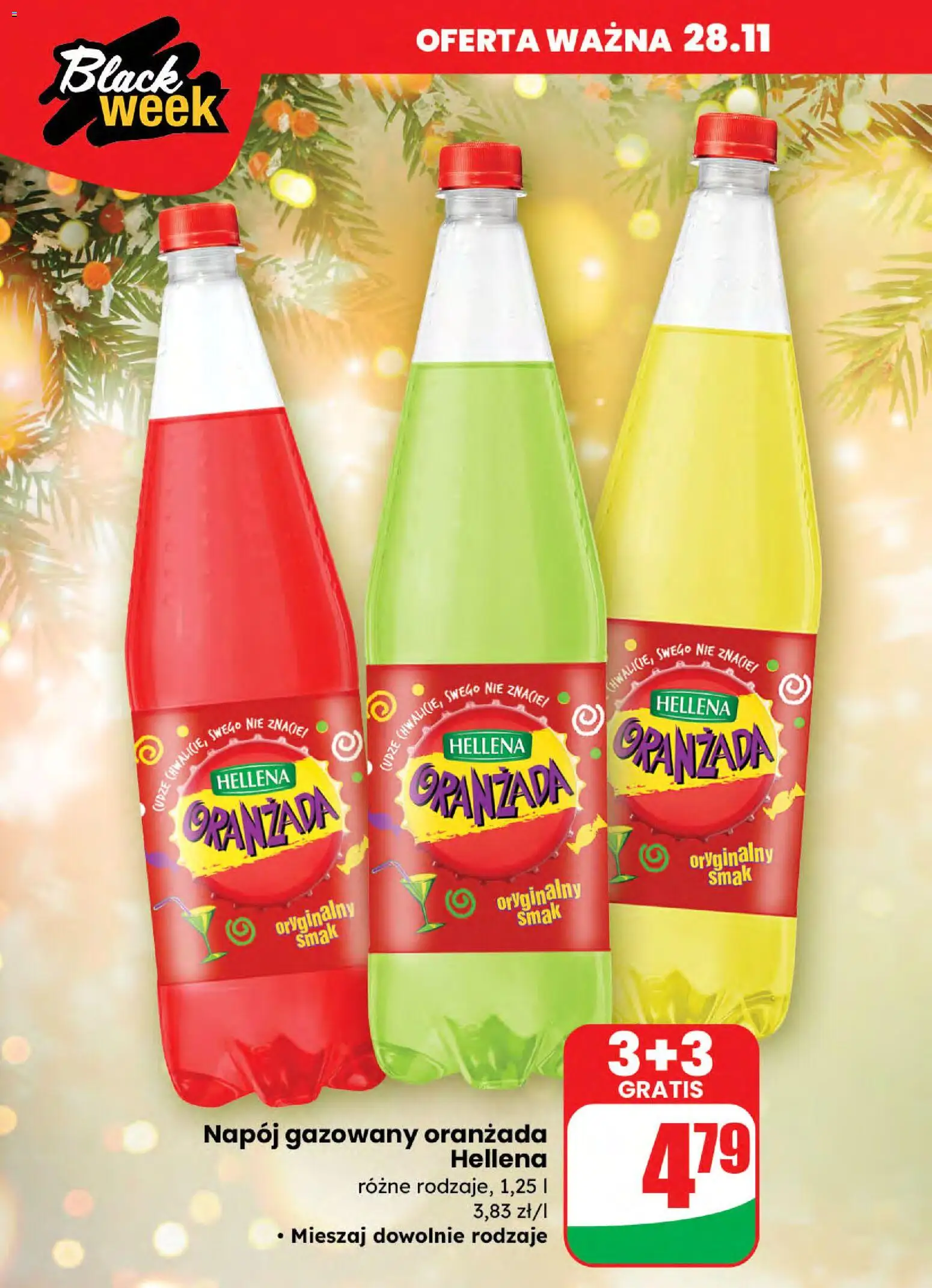 Dino Black Friday od 26.11.2025 | Strona: 14 | Produkty: Oranżada hellena