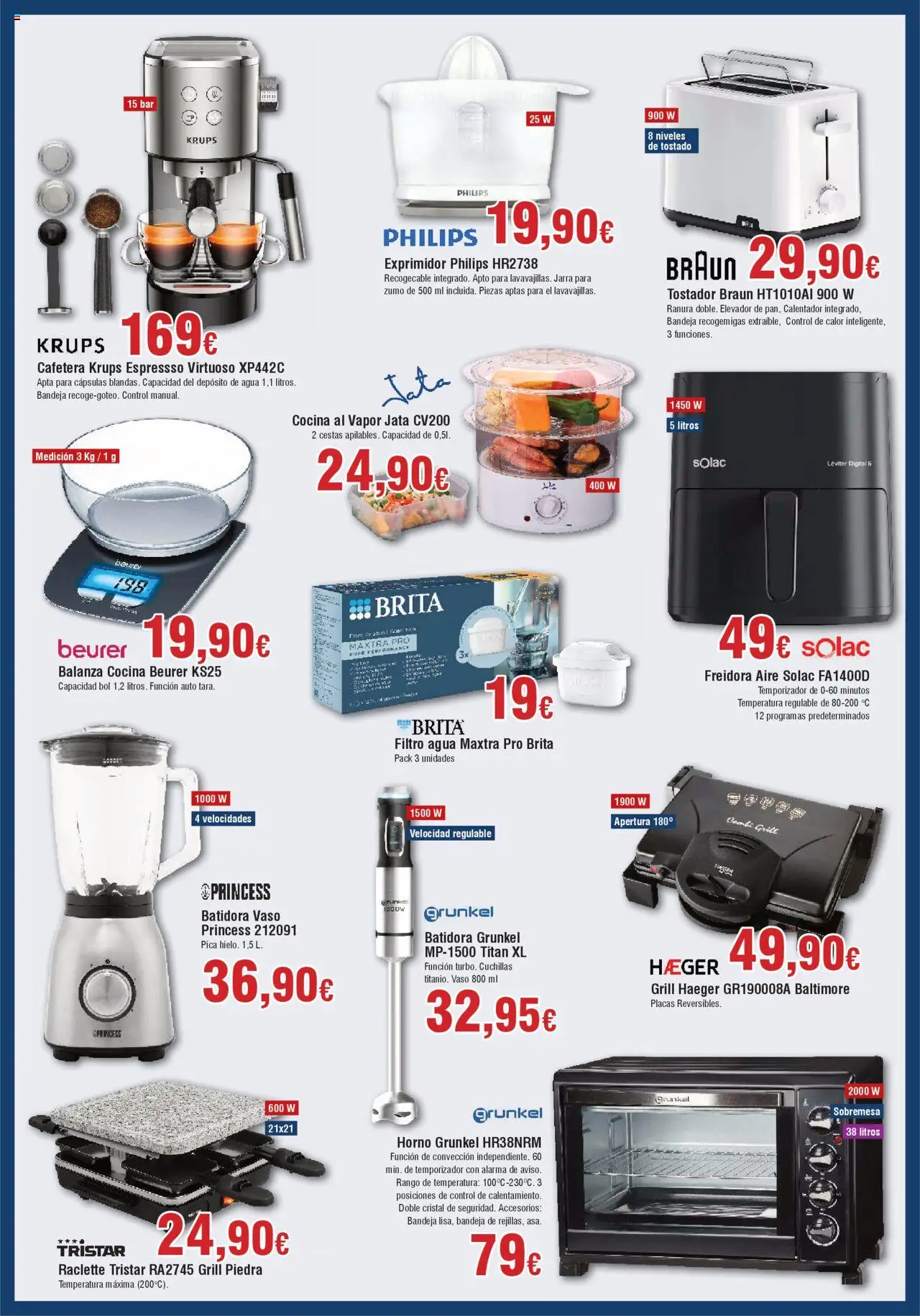 Froiz - Folleto Hiper │ válido desde el 27.05.2025 | Página: 5 | Productos: Ροζ πιπέρι, Horno, Exprimidor, Tostador