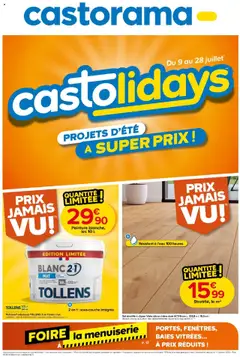 Castorama - Prévisualisation de Castorama - Castolidays, projets d'été à super prix ! valide à partir de 10.07.2025