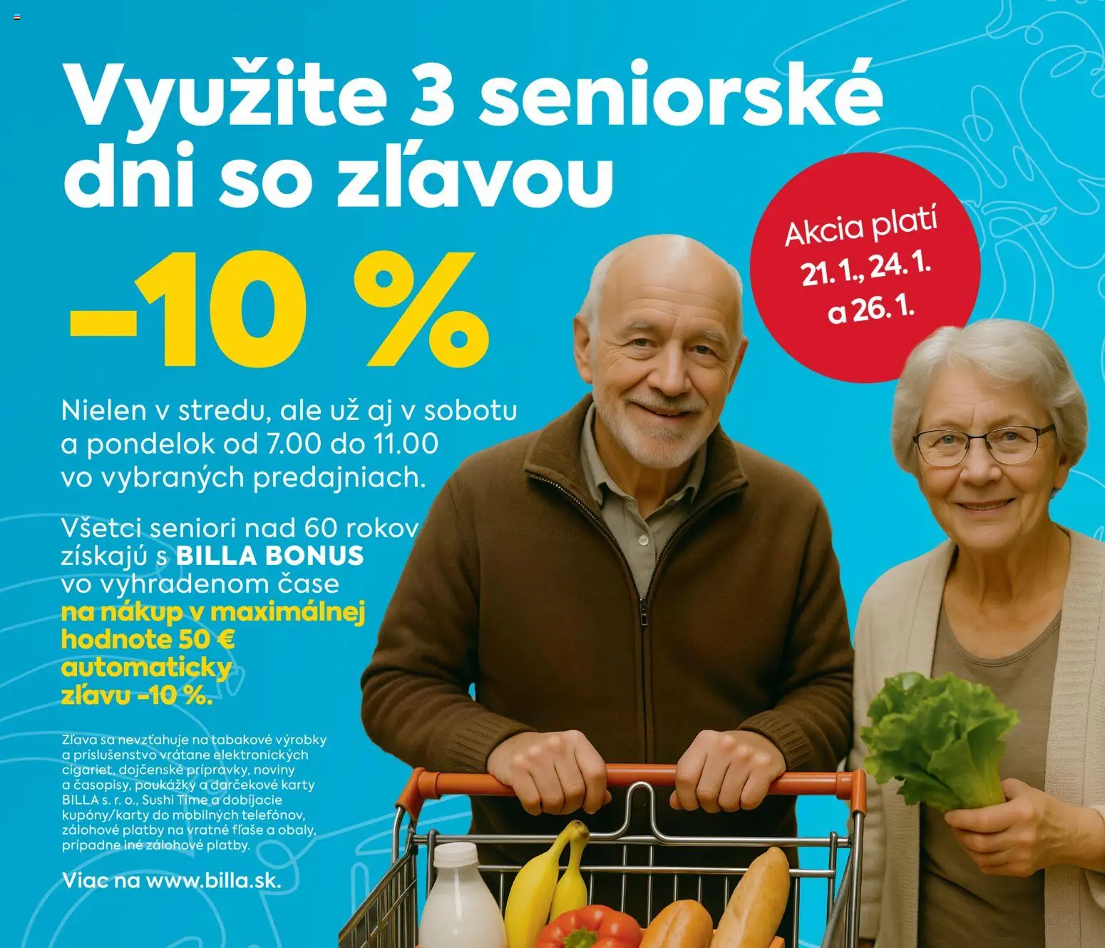 Nové Billa akcie – leták je platný od 21.01.2026 | Strana: 4 | Produkty: Sushi