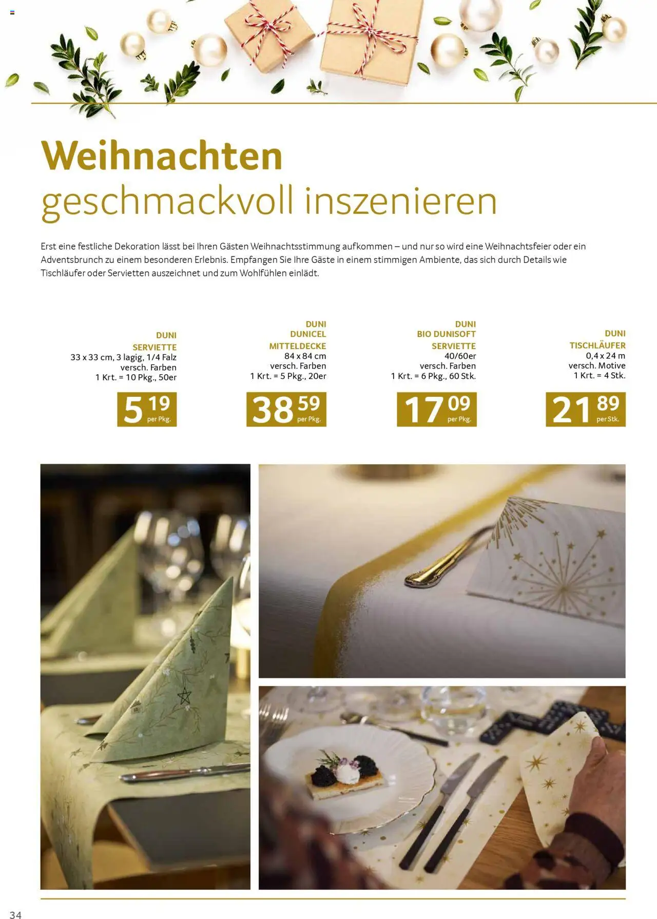 Transgourmet Weihnachtskatalog 2025 gültig ab 13.10.2025 | Seite: 34