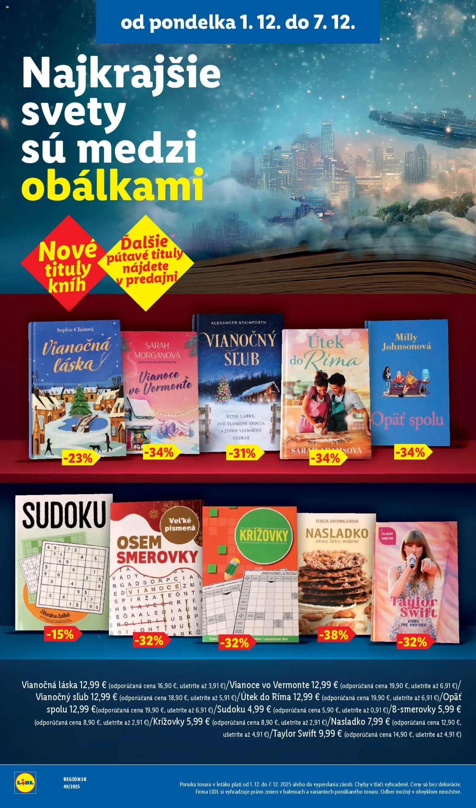 Nové Lidl akcie – leták je platný od 04.12.2025 | Strana: 78 | Produkty: Kniha