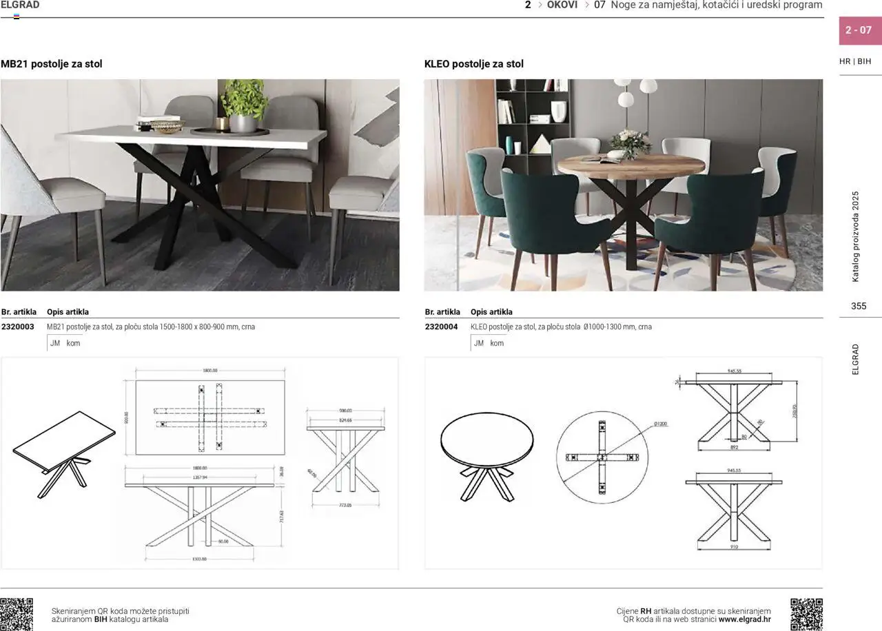 Elgrad katalog | vrijedi od 06.10.2025 | Stranica: 355 | Proizvodi: Stol
