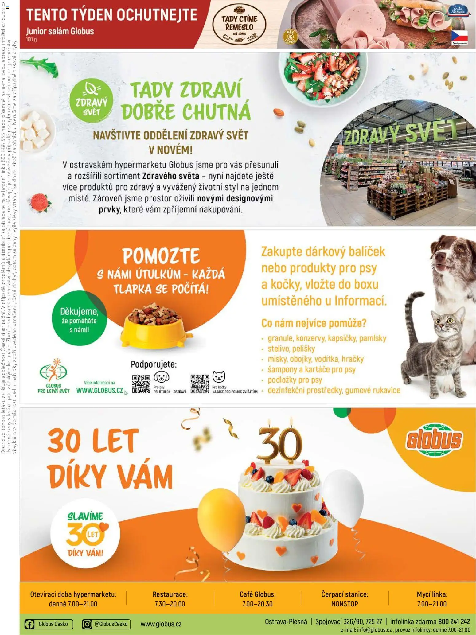 Globus leták - Ostrava od 08.04.2026 | Strana: 42 | Produkty: Globus, Salám, Rukavice, Šampony