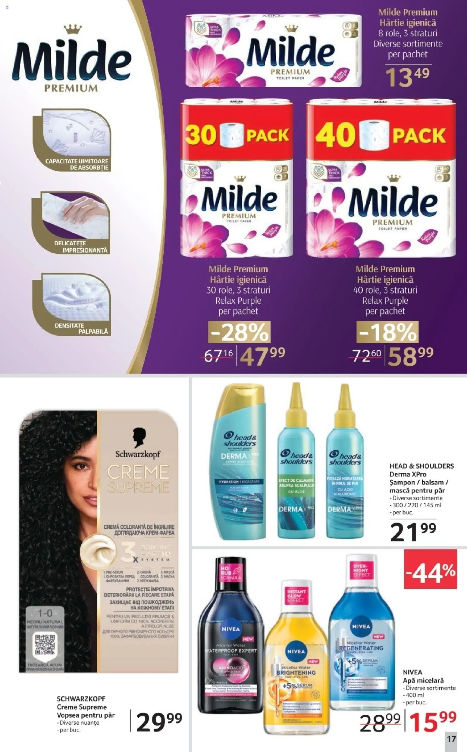 Noul catalog Selgros – valabil de la 12.12.2025 | Pagină: 17 | Produse: Serum, Vopsea, Balsam, Cremă