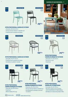 Pré-visualização Makro - Mobiliário e equipamento para esplanadas - Catálogo 2025 válido de 03.03.2025 | Página: 7 | Produtos: Cadeiras, Pó, Almofada, Cadeira