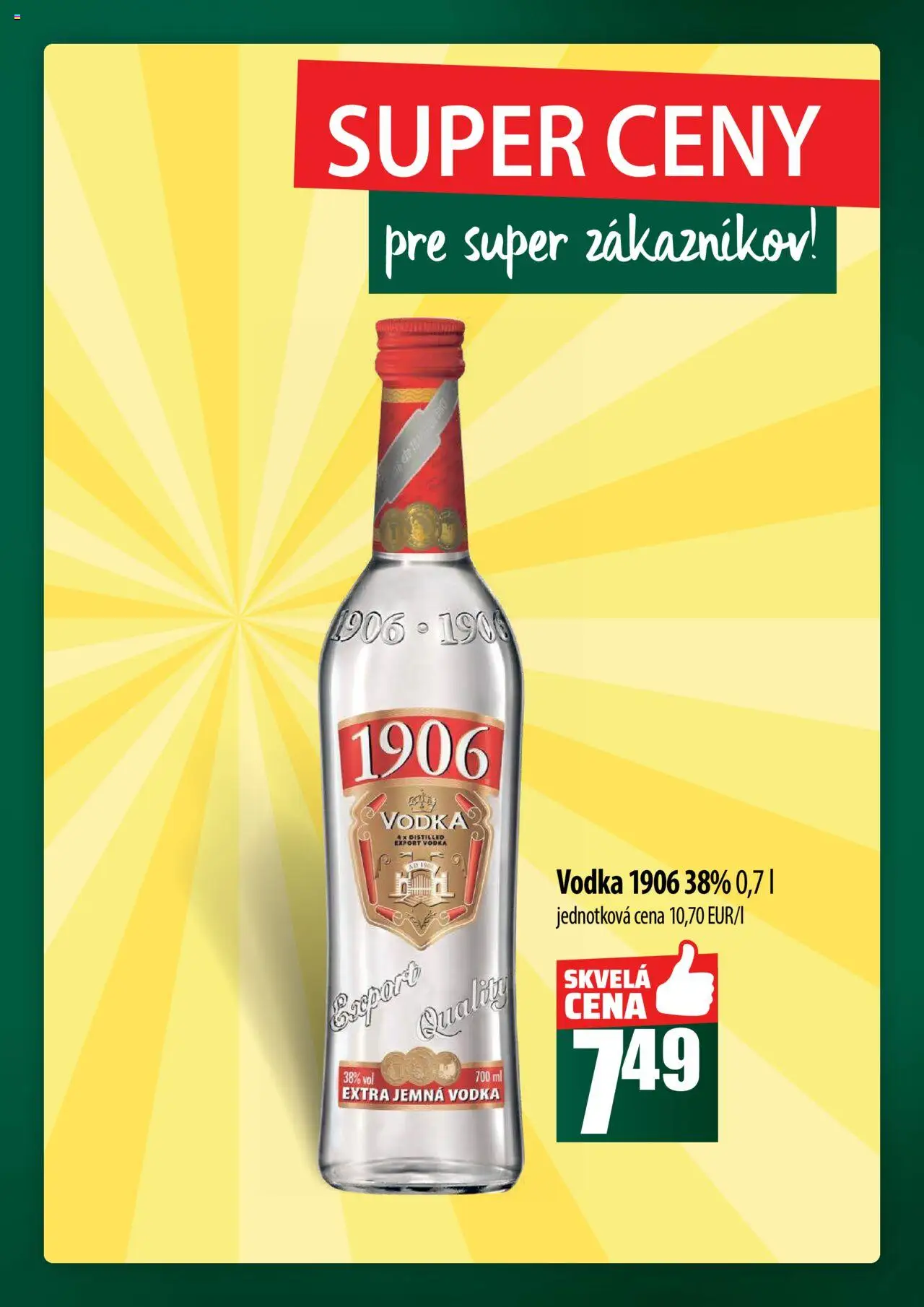 Nové COOP Jednota akcie – leták je platný od 04.09.2025 | Strana: 53 | Produkty: Vodka