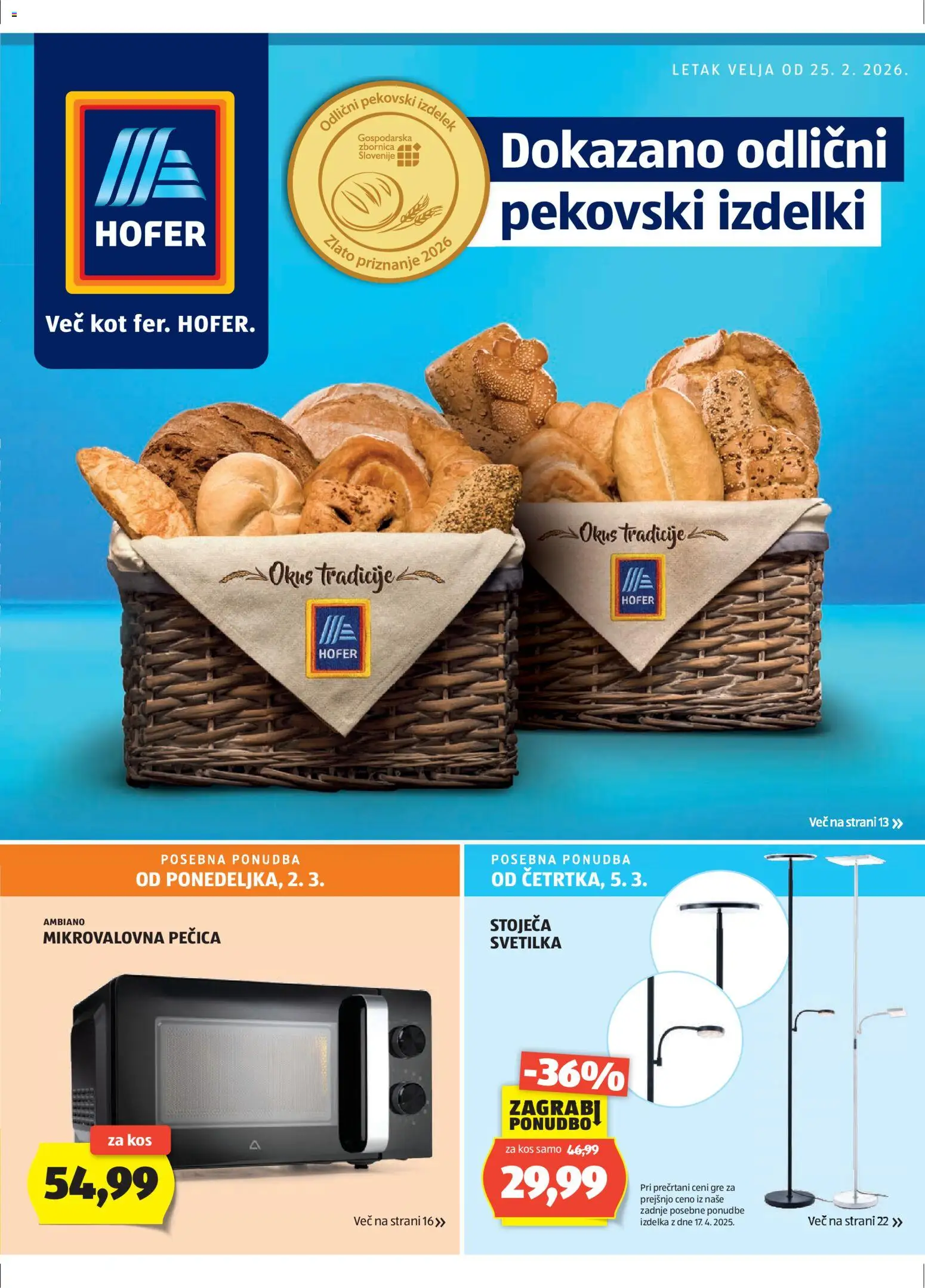 Hofer SI katalog | vrijedi od 25.02.2026 | Stranica: 1