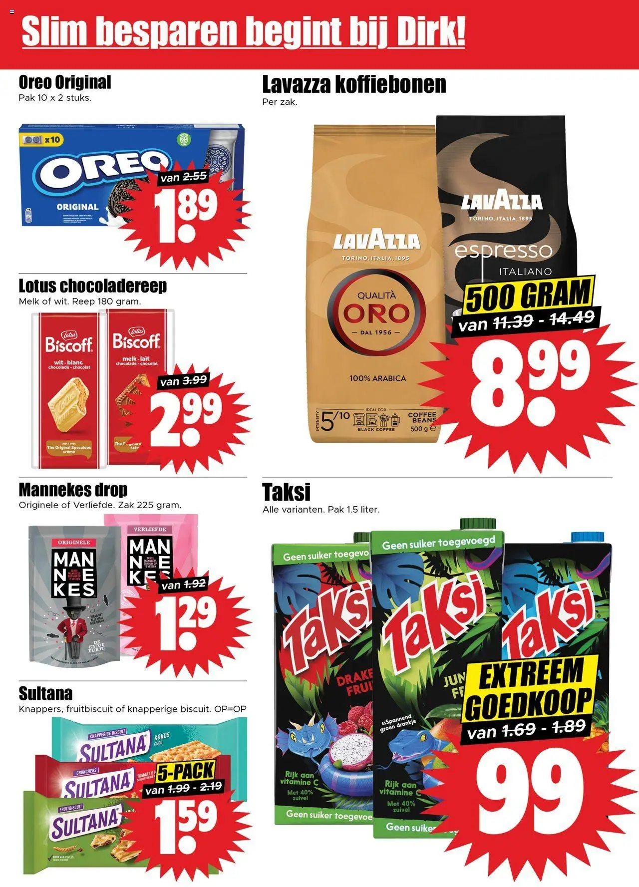  | Pagina: 22 | Producten: Zuivel, Lavazza, Chocoladereep, Oreo