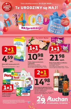 Pogląd oferty "Auchan Gazetka - Urodziny Są Naj Hipermarket" - ważna od 15.05.2025