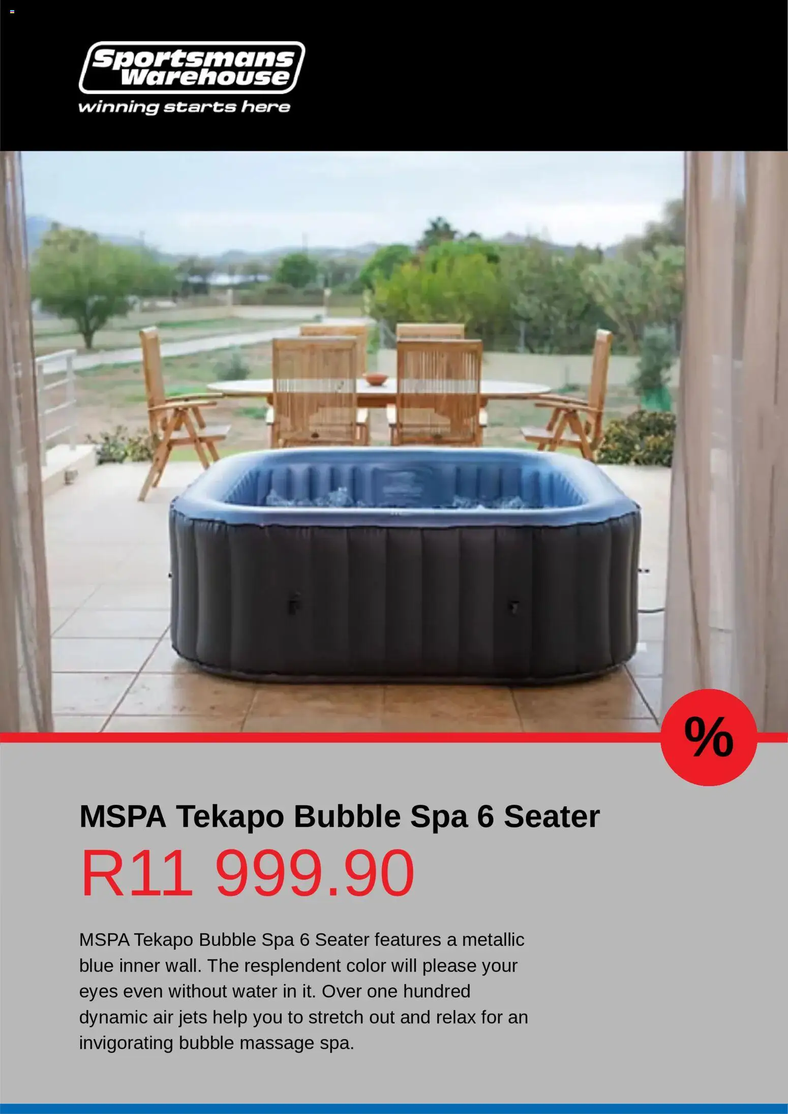 New Sportsmans Warehouse catalogue – valid from 18.11.2025 | Page: 3 | Products: Seater, Water