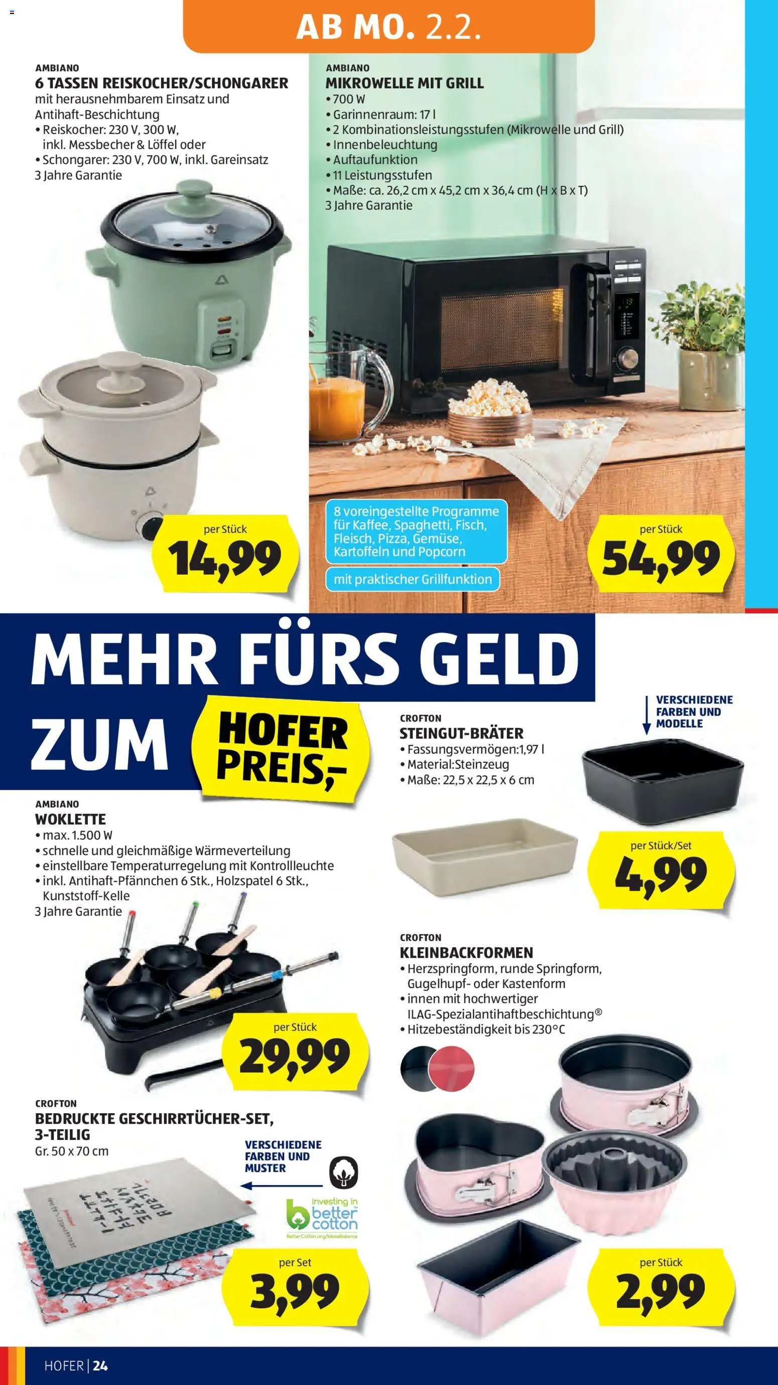 Hofer AT akciós ujság - amely érvényes a következő dátumtól: 30.01.2026 | Oldal: 28 | Termékek: Grill, Popcorn