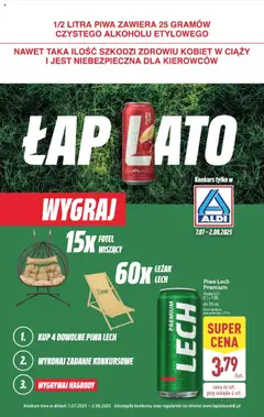 Aldi Gazetka od 28.07.2025 | Strona: 18 | Produkty: Fotel, Leżak, Piwo