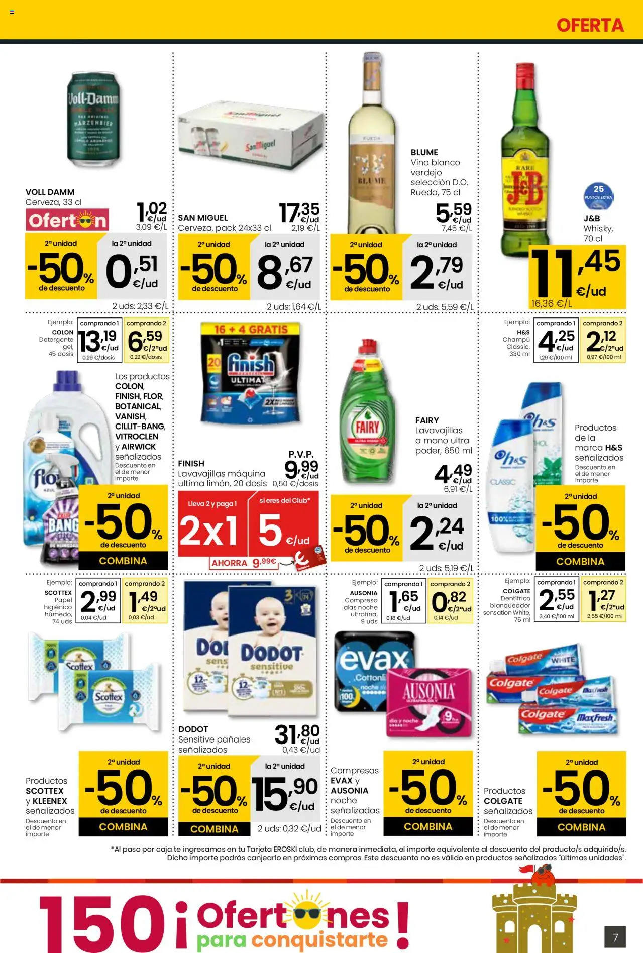 Eroski - Para conquistarte City │ válido desde el 14.08.2025 | Página: 7 | Productos: Detergente, Té, Γλυφιτζούρι, Caja