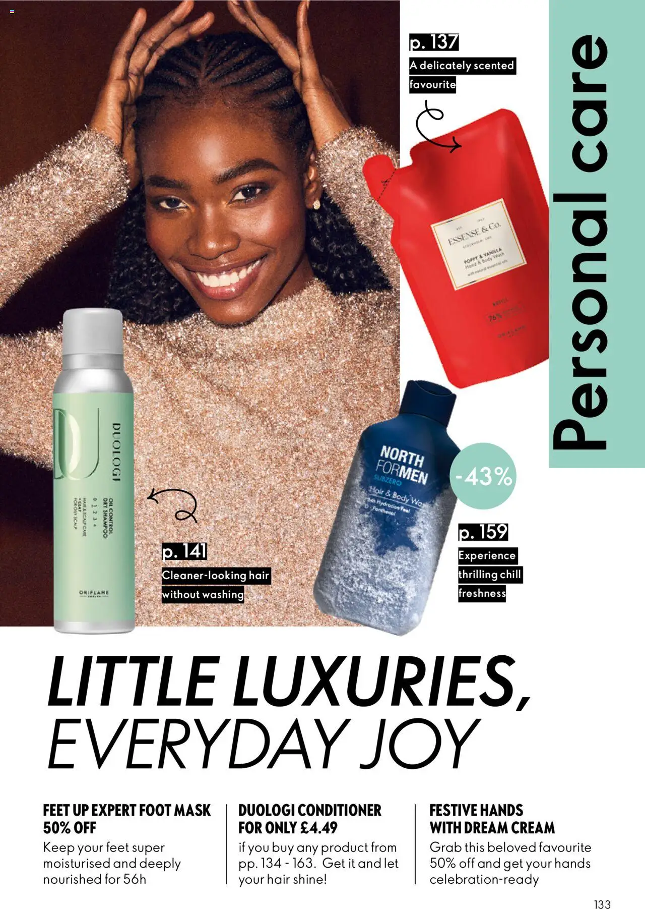 {H1} | Page: 133 | Products: Shampoo, Conditioner, Mask, Oil