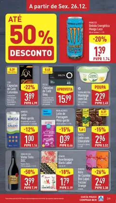 Pré-visualização Aldi folheto válido de 22.12.2025 | Página: 23 | Produtos: Café, Vinho, Bebida, Vinho tinto