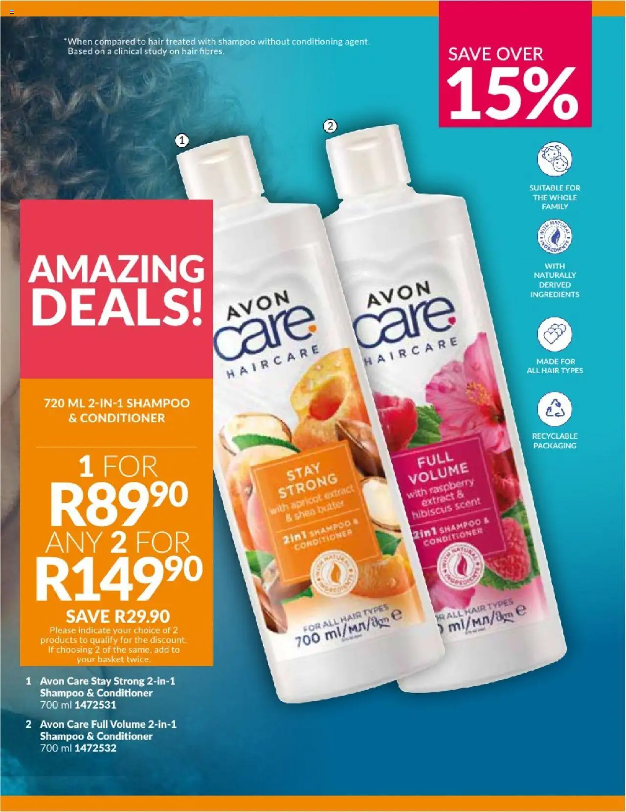 AVON Catalogue  │ valid from 01.08.2025 | Page: 173 | Products: Basket, Butter, Shampoo, Conditioner