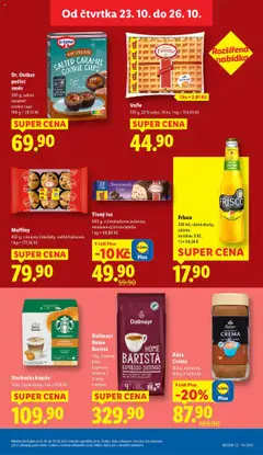 Náhled letáku Káva Crema, 160 g, instantní, 100 g = 54,94 Kč od 23.10.2025 | Strana: 25