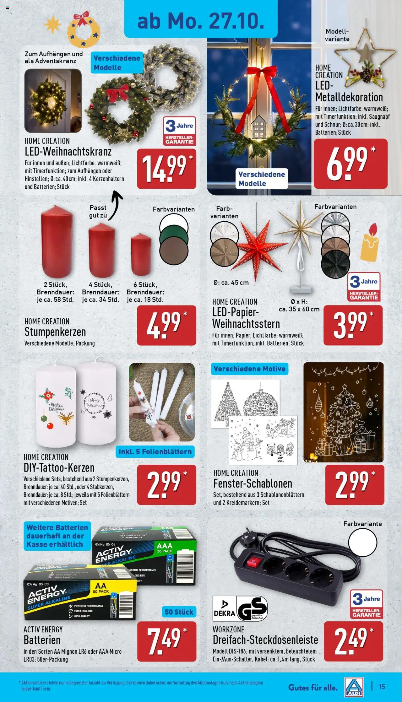 Aldi Prospekt 	 – gültig ab 27.10.2025 | Seite: 15