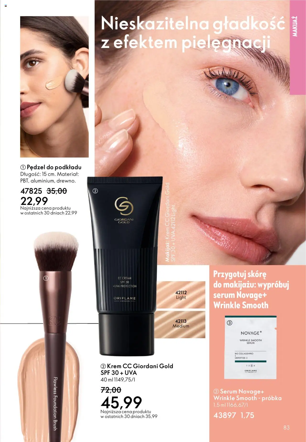 Oriflame Black Friday od 12.11.2025 | Strona: 83 | Produkty: Pędzel, Makijaż, Krem CC, Krem