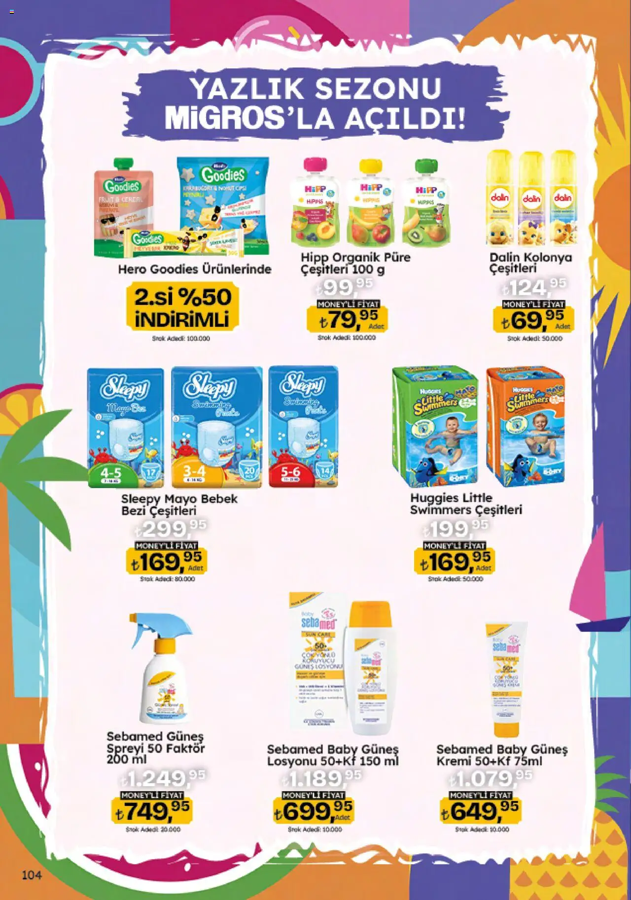 Migros Katalog - 5M Migroskop Dijital - 12.06.2025 tarihinden itibaren geçerlidir | Sayfa: 104 | Ürünler: Güneş kremi, Mayo