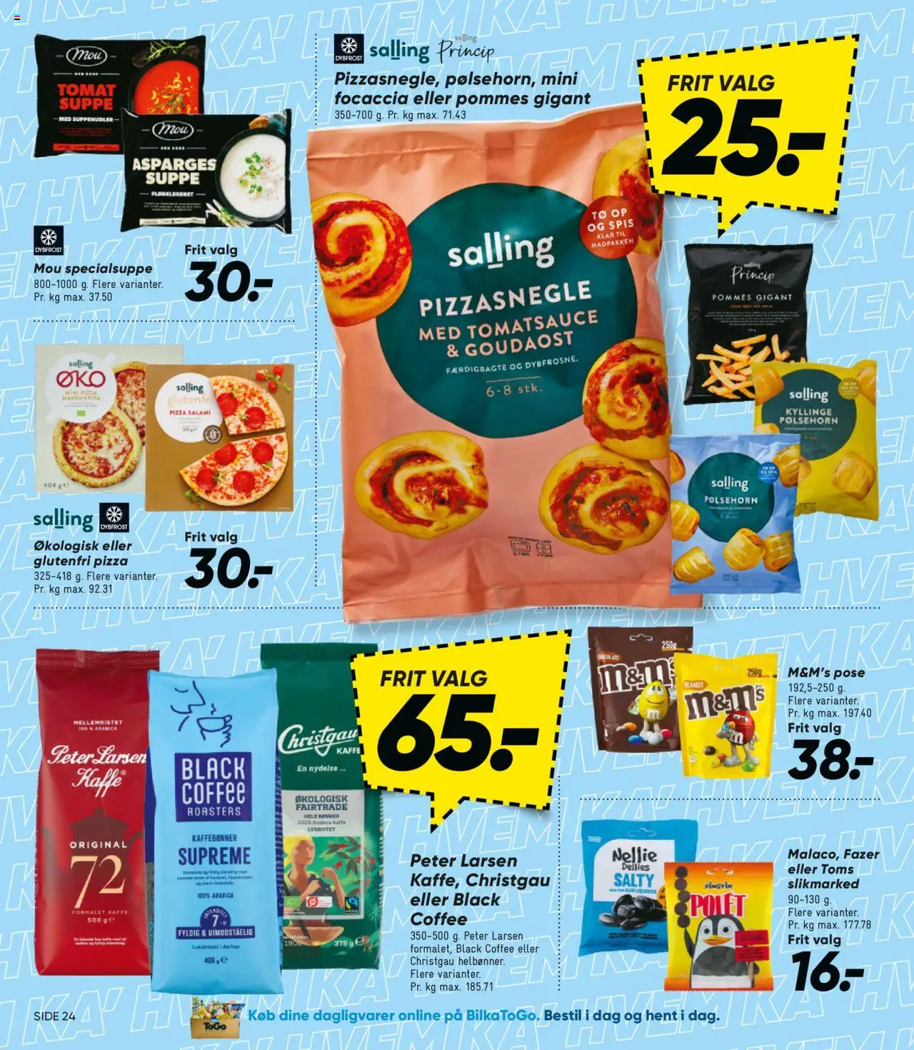 Bilka tilbudsavis – gyldig fra 12.09.2025 | Side: 28 | Produkter: Kaffe, Salami, Pizza, Bønner