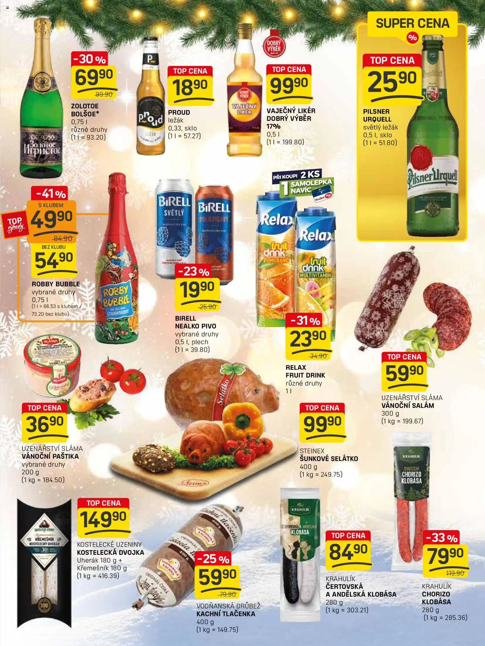 Flop leták - FlopTop od 12.11.2025 | Strana: 13 | Produkty: Likér, Nealko pivo, Tlačenka, Paštika