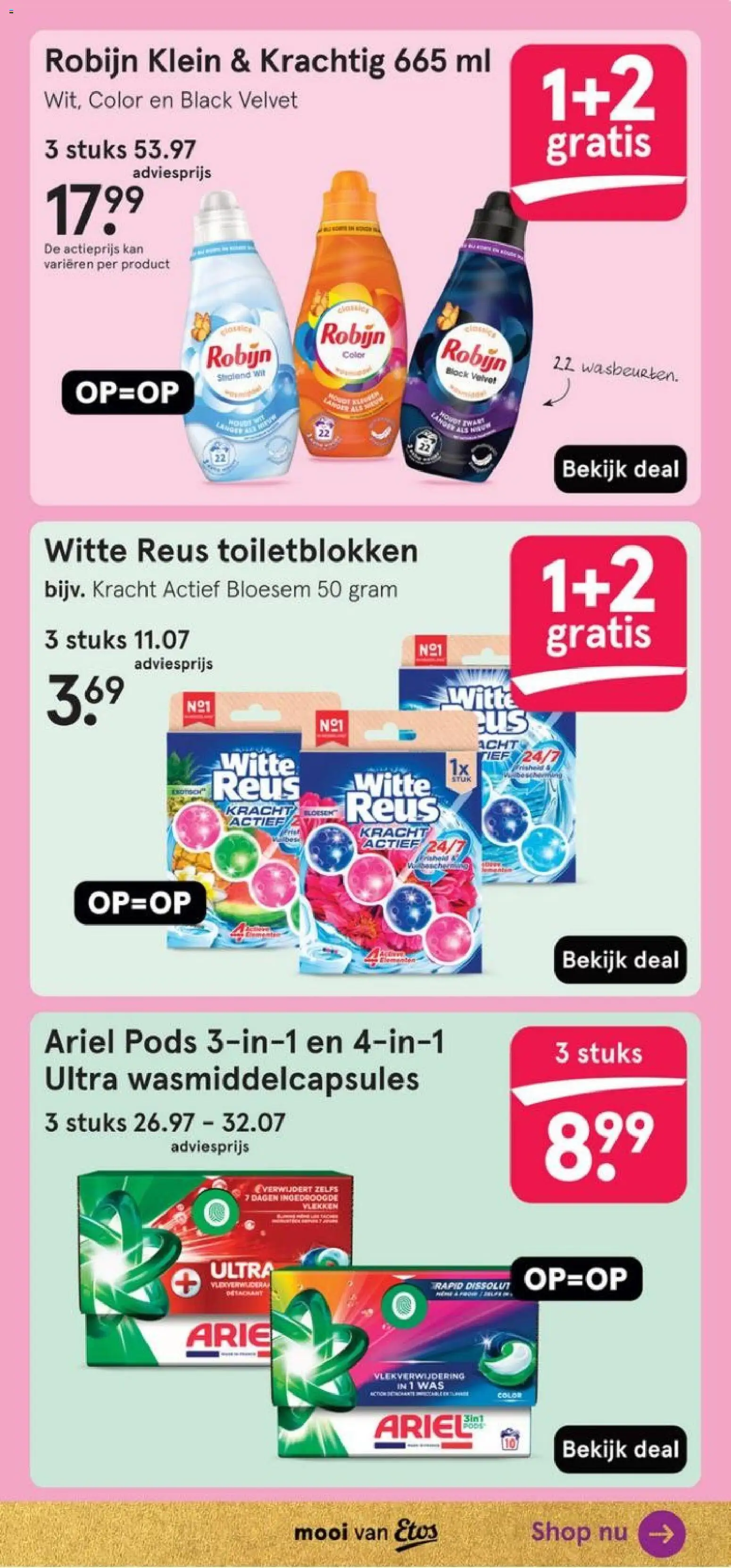 {H1} | Pagina: 35 | Producten: Robijn, Kan, Toilet, Was