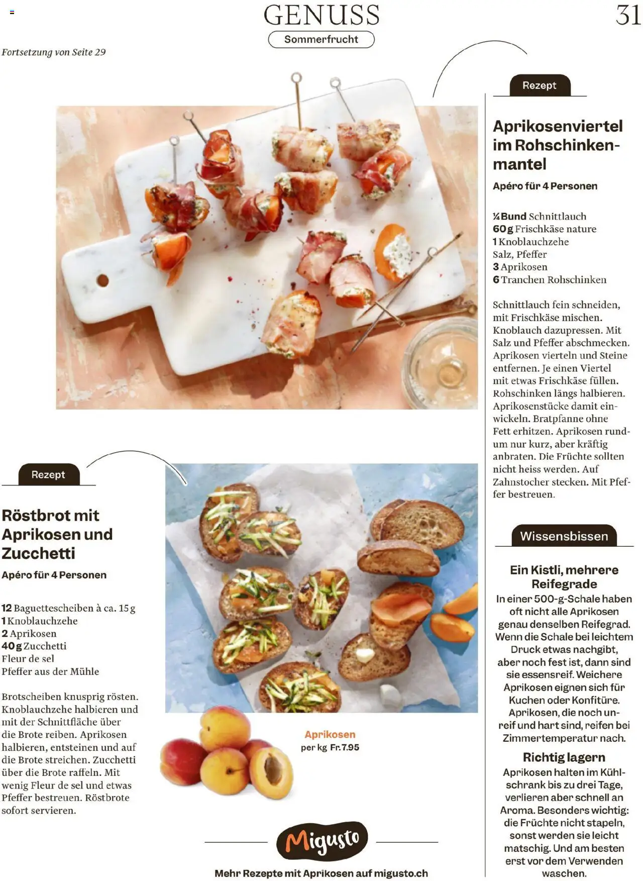 Migros Magazin ab 23.06.2025 | Seite: 31 | Produkte: Schrank, Knoblauch, Früchte, Salz