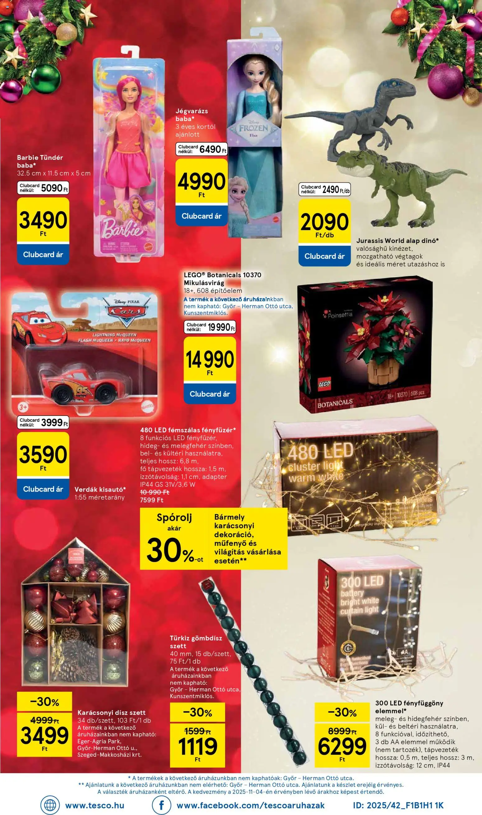 Tesco akciós ujság - amely érvényes a következő dátumtól: 11.12.2025 | Oldal: 8